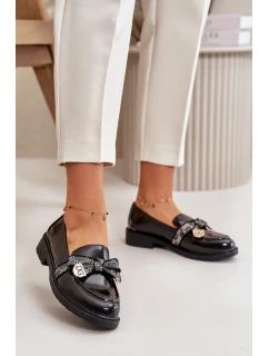 Dámské Mokasíny S Mašlí Černé model 21668160 - S.Barski