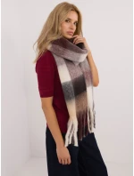 Szalik AT SZ model 20742511 ciemny brązowy - FPrice