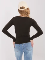 Bluzka WT BZ model 21859100 ciemny brązowy - FPrice Bluzka WT BZ model 21859100 ciemny brązowy - FPrice