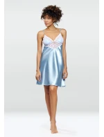 Dámská košilka Luna Baby Blue chemise - Dkaren Dámská košilka Luna Baby Blue chemise - Dkaren