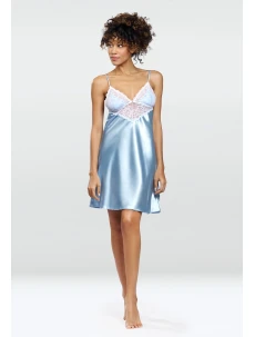 Dámská košilka Luna Baby Blue chemise - Dkaren