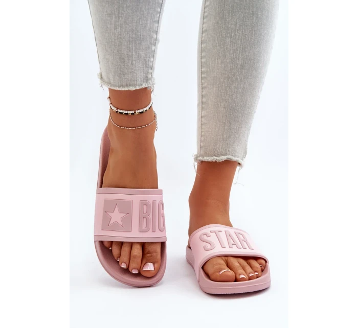 Dámské pantofle Big Star Růžové Dámské pantofle Big Star Růžové