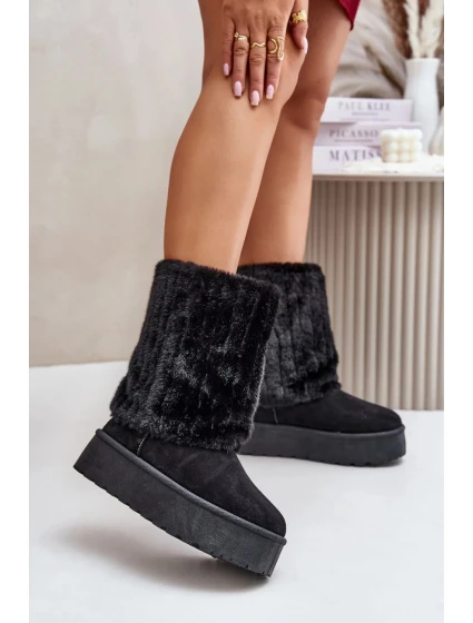 Dámské sněhule 24BT30-8021 model 202195 Černá - NEWS