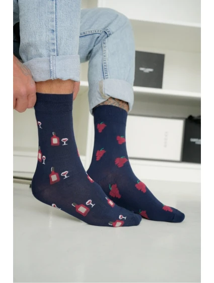 Pánské ponožky s vínem (dvě velikosti) 0125.137