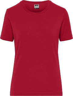 JN Dámské pracovní tričko z bio bavlny Solid 02. red model 22531523 - Daiber