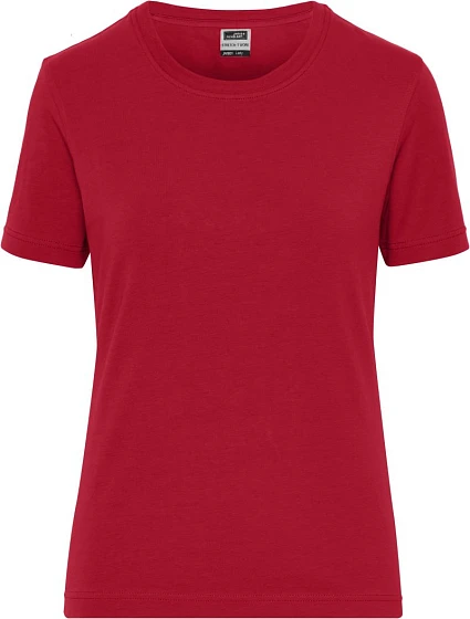 Daiber JN 1801 Dámské pracovní tričko z bio bavlny - Solid 02.1801 red Daiber JN 1801 Dámské pracovní tričko z bio bavlny - Solid 02.1801 red