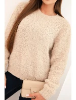 Svetr dámský z měkkého mohairu béžový Svetr dámský z měkkého mohairu béžový