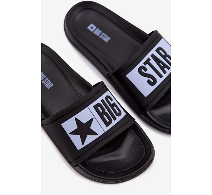 Dětské pantofle Big Star TT374A003 Černomodré Dětské pantofle Big Star TT374A003 Černomodré