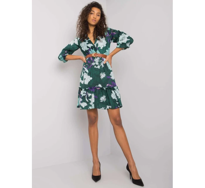 Šaty LC SK 22K 3039.51P tmavě zelená