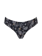 Kalhotky Paisley Brasil Black - Julimex Kalhotky Paisley Brasil Black - Julimex