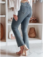 Dámské džíny do zvonu se zirkony BLINKFIT modré FashionStreet UY2449