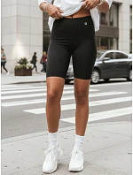 Dámské cyklistické šortky s vysokým pasem, černé, FashionStreet SY0572 Dámské cyklistické šortky s vysokým pasem, černé, FashionStreet SY0572
