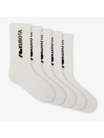 Kubota 5 balení krémových ponožek i love kubota K25SS-300-002-01-5