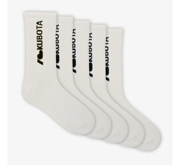 Kubota 5 balení krémových ponožek i love kubota K25SS-300-002-01-5