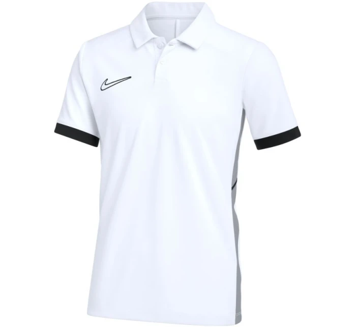 Dětské tričko Nike Dri-Fit Academy Polo bílé FZ9763 100 Dětské tričko Nike Dri-Fit Academy Polo bílé FZ9763 100