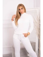 Dvoudílný svetrový set alpaka ecru Dvoudílný svetrový set alpaka ecru