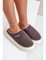 Zateplené Pantofle Na Silné Podešvi Big Star MM274134 Tmavě Šedé Zateplené Pantofle Na Silné Podešvi Big Star MM274134 Tmavě Šedé