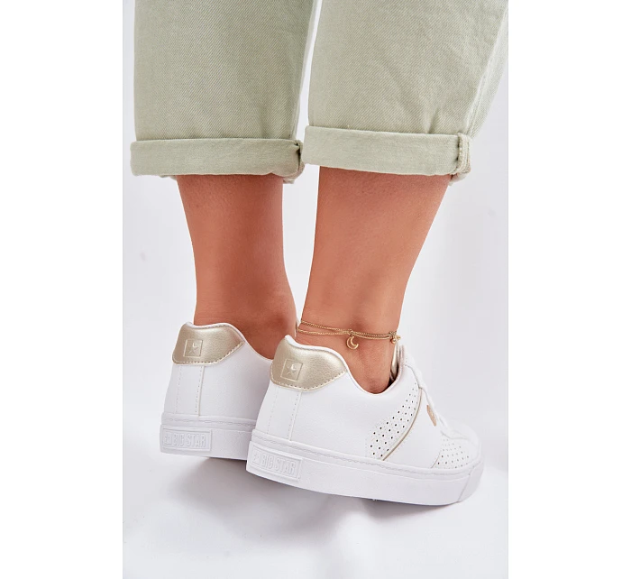 Dámské perforované tenisky Big Star model 22042645 Bílé - Big Star Shoes