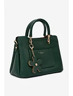 Kožená kabelka přívěsek zelená model 22220975 - Flora&Co Kožená kabelka přívěsek zelená model 22220975 - Flora&Co