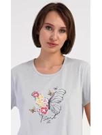 Dámské domácí šaty s krátkým rukávem Amelia