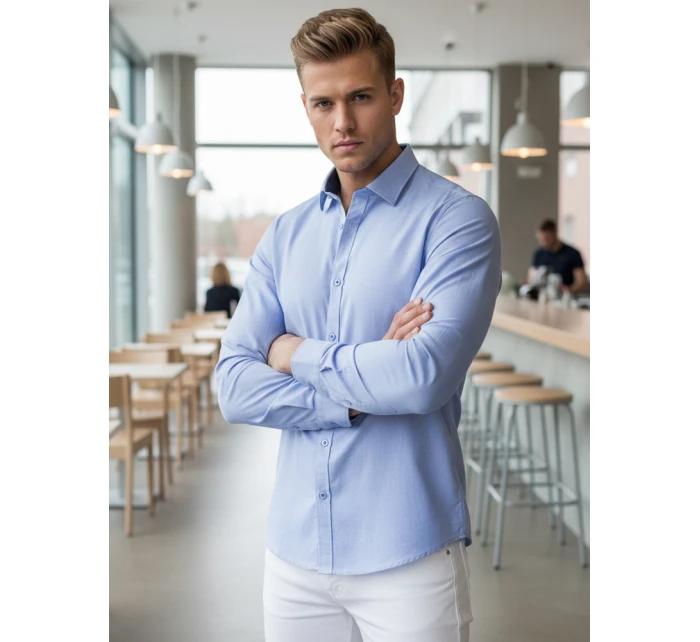 Koszula męska SLIM FIT model 22013997 - FashionStreet Koszula męska SLIM FIT model 22013997 - FashionStreet