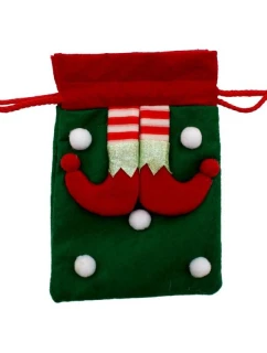 Vánoční dárková taška 20x15CM ELFA'S LEGS