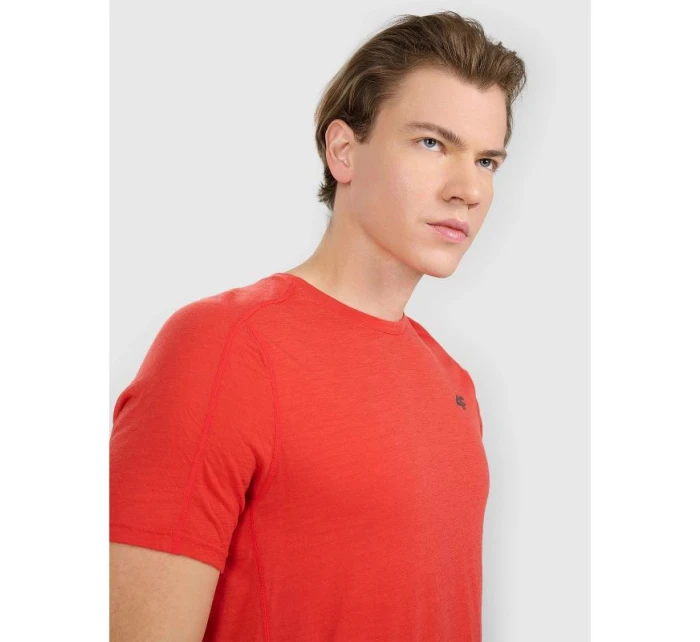 Pánské trekingové tričko z merino vlny model 21817043 - 4F Pánské trekingové tričko z merino vlny model 21817043 - 4F