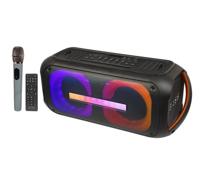 Reproduktor Bluetooth + dálkové ovládání + kabelový mikrofon