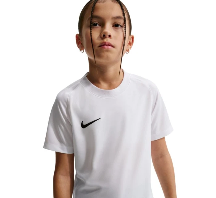 Nike Dri-Fit Park VIII dětské tričko bílé HV8182 100