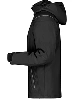JN 1000 Pánská 3vrstvá zimní softshellová bunda model 22494738 black - Daiber