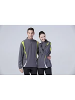 S Tréninkový top s zip s dlouhým rukávem 29. model 22426424 - Spiro