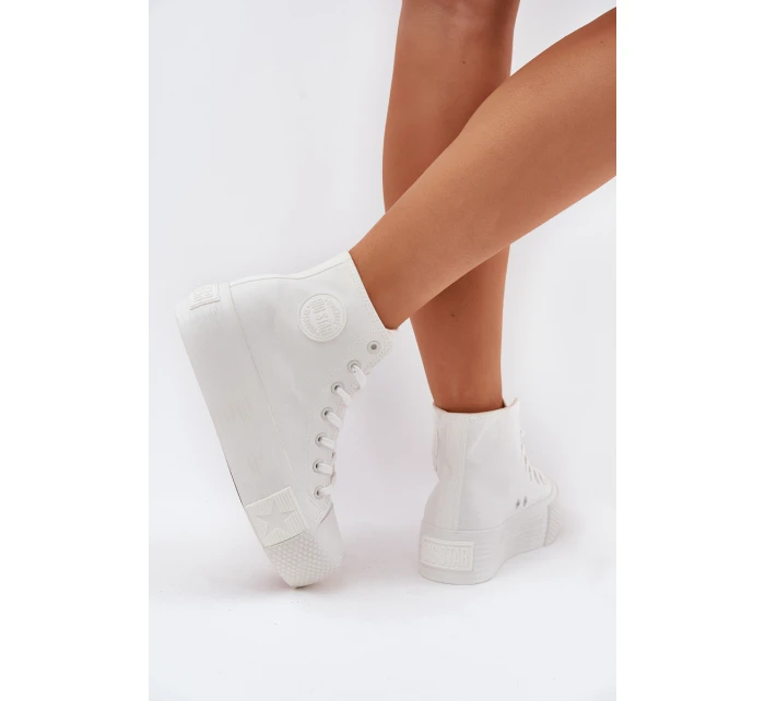 Dámské Tenisky Na Platformě Big Star model 21695254 Bílé - Big Star Shoes Dámské Tenisky Na Platformě Big Star model 21695254 Bílé - Big Star Shoes