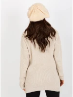 Czapka AT CZ BF model 21836654 jasny beżowy - FPrice