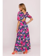 M858 Maxi šaty s otevřenými zády - model 1 M858 Maxi šaty s otevřenými zády - model 1