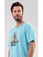 Pánská noční košile s krátkým rukávem and model 17613322 - Vienetta MAN