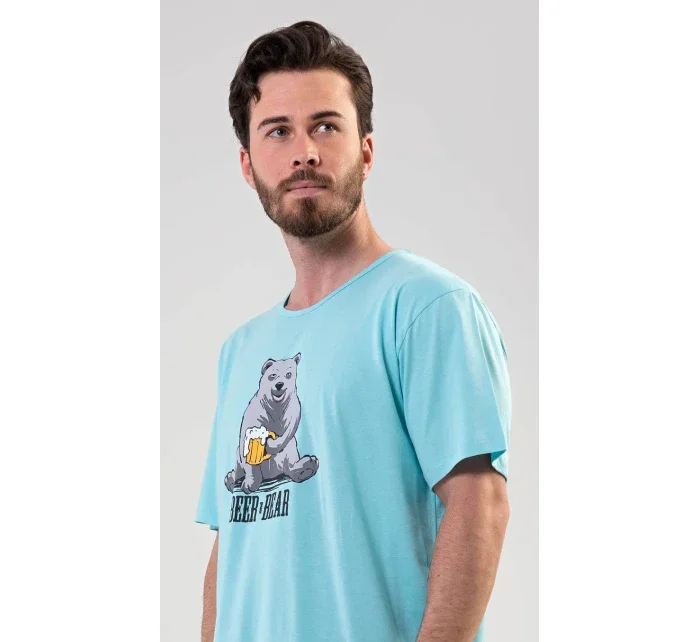 Pánská noční košile s krátkým rukávem and model 17613322 - Vienetta MAN