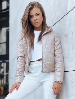 Dámská krátká prošívaná bunda SPORT HEVEN camel FashionStreet TY3711