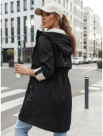 Dámská přechodná bunda parka černá Dstreet model 21975202 - FashionStreet