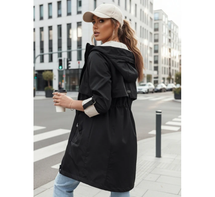 Dámská přechodná bunda parka černá Dstreet model 21975202 - FashionStreet