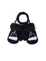 Rukavice RED-011C Kožešina s provázkem