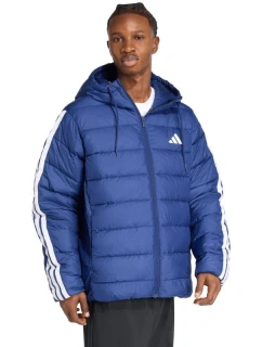 Pánská bunda adidas Essentials CLIMAWARM 3-Stripes modrá JX7771 pánská