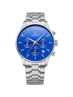 Pánské hodinky Giewont Chronograph Sapphire Silver Blue GW6310-B3
