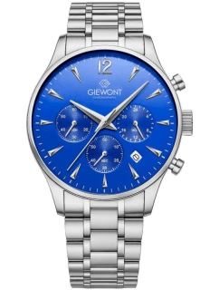 Pánské hodinky Chronograph Sapphire Silver Blue model 21807563 - Giewont