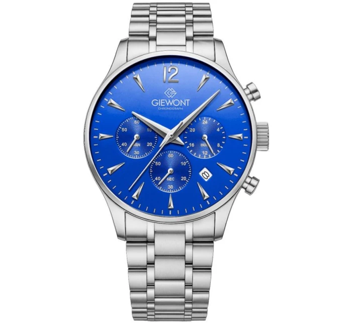 Pánské hodinky Giewont Chronograph Sapphire Silver Blue GW6310-B3 Pánské hodinky Giewont Chronograph Sapphire Silver Blue GW6310-B3