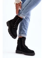 Dámské Workery Botky na Zip Černé model 21638121 - Boto Dámské Workery Botky na Zip Černé model 21638121 - Boto