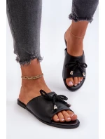 Dámské sandály z ekokože Big Star model 21653772 Černé - Big Star Shoes Dámské sandály z ekokože Big Star model 21653772 Černé - Big Star Shoes