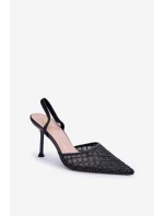 Lodičky S Ozdobené Černé model 21681088 - Boto Lodičky S Ozdobené Černé model 21681088 - Boto