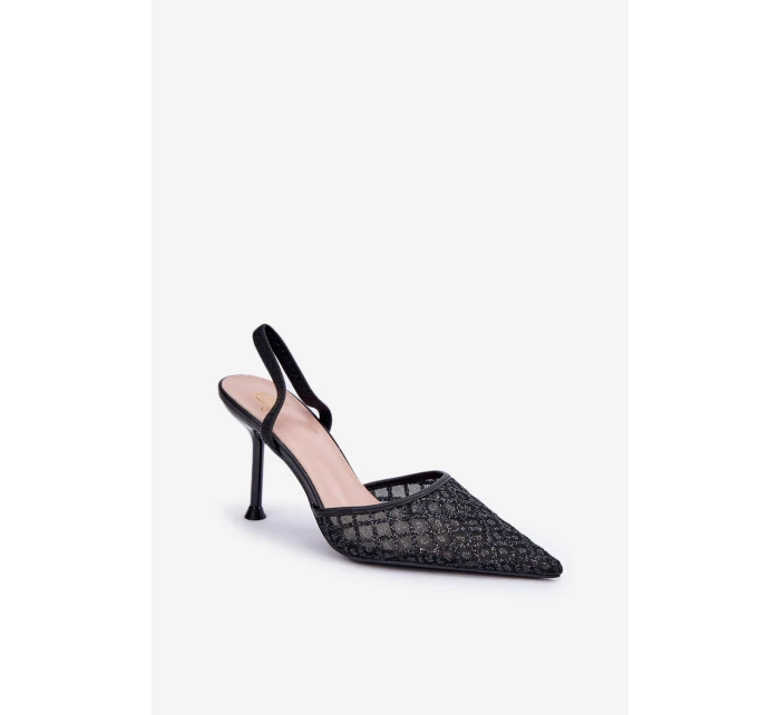 Lodičky S Ozdobené Černé model 21681088 - Boto Lodičky S Ozdobené Černé model 21681088 - Boto