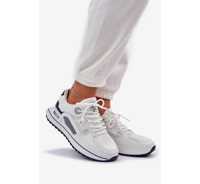Sportovní Boty Tenisky Dámské Big Star NN274A103 HI-POLY SYSTEM Bílá-Námořnická Sportovní Boty Tenisky Dámské Big Star NN274A103 HI-POLY SYSTEM Bílá-Námořnická