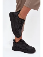 Dámské Tenisky Na Platformě Big Star SS274589 HI-POLY SYSTEM Černé Dámské Tenisky Na Platformě Big Star SS274589 HI-POLY SYSTEM Černé